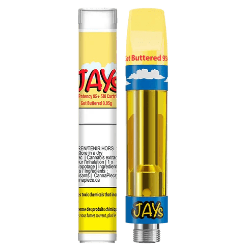 Jays Get Buttered Sativa Cartridge 0.95G - Wholesale UK