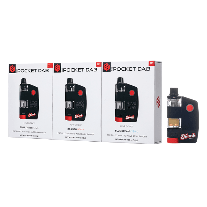 Numb Pocket Dab THCA Live Rosin Disposable 3G - Wholesale UK