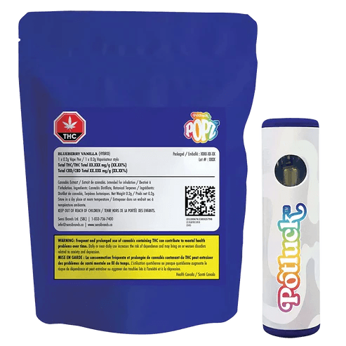 Potluck Blueberry Vanilla Hybrid Disposable 0.2G - Wholesale UK