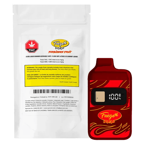 Fuego Red Forbidden Fruit Liquid Diamond Disposable 0.95G - Wholesale UK